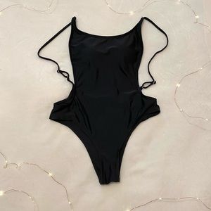 Sunny Co black one piece swim suit